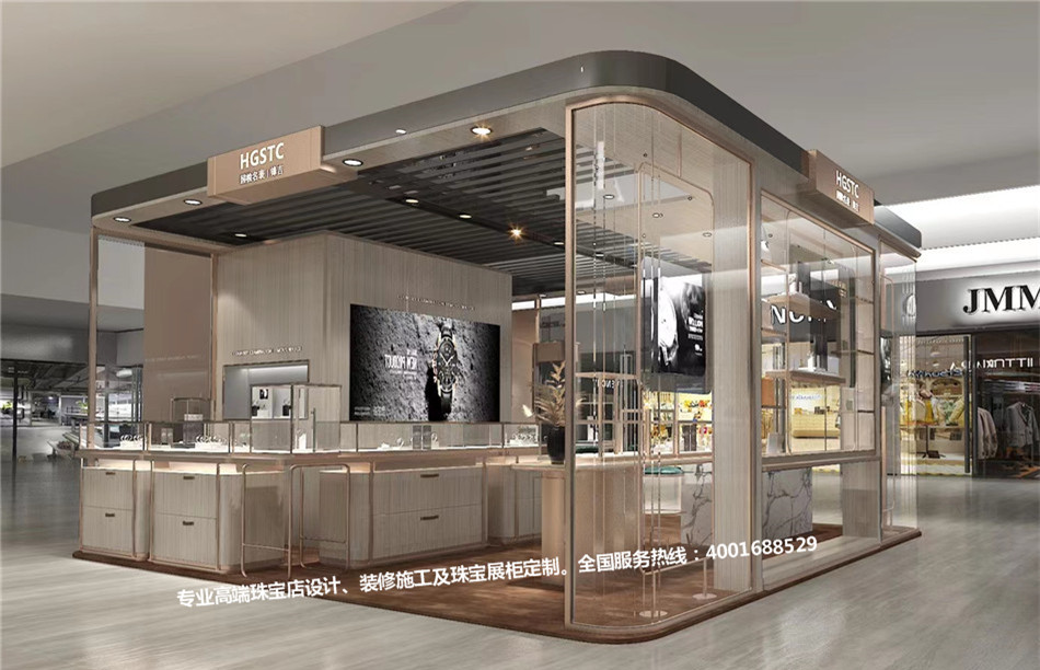 福州30平方奢侈品商场专柜店面设计装修完工开业