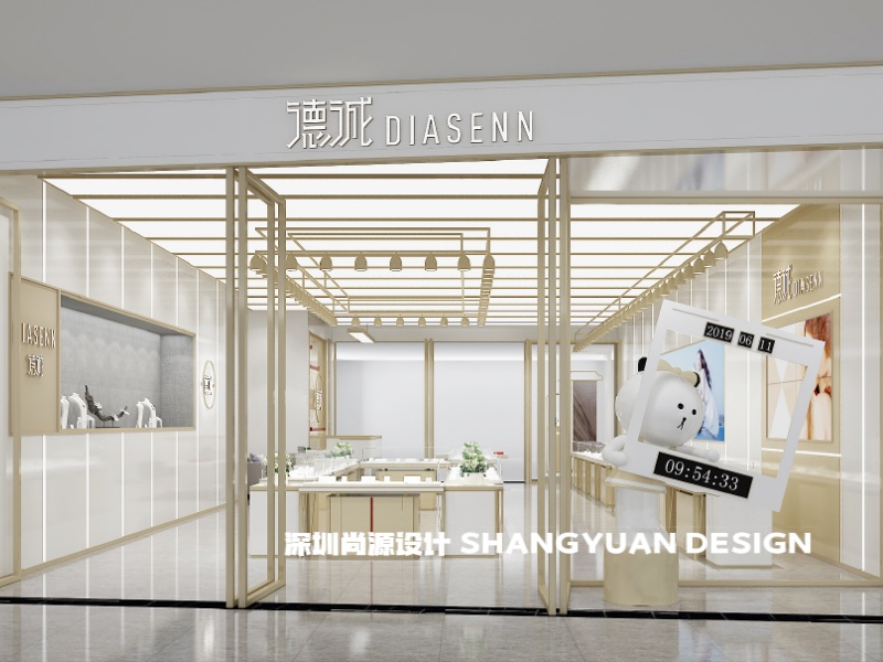 极简珠宝店设计效果，深圳尚源装饰.jpg